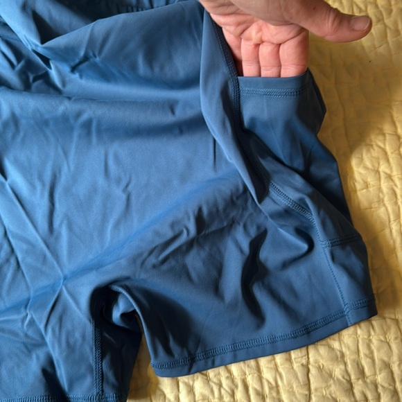 Halara Softlyzero Oxford Blue Sport Dress with undershorts - Picture 7 of 8